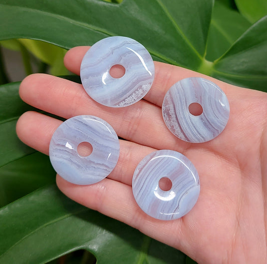 Blue Lace Agate Donut