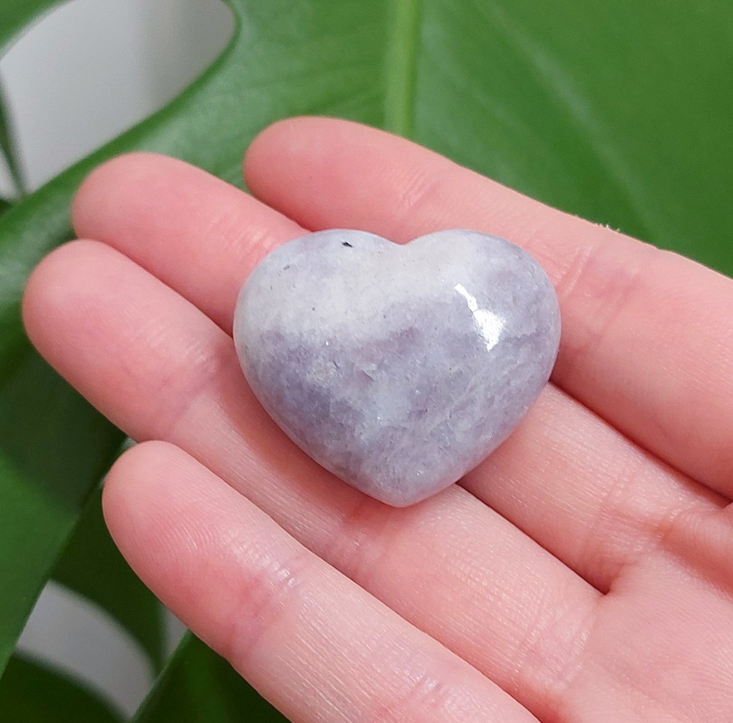 Lepidolite Heart