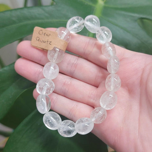 Clear Quartz Chunky Bracelet