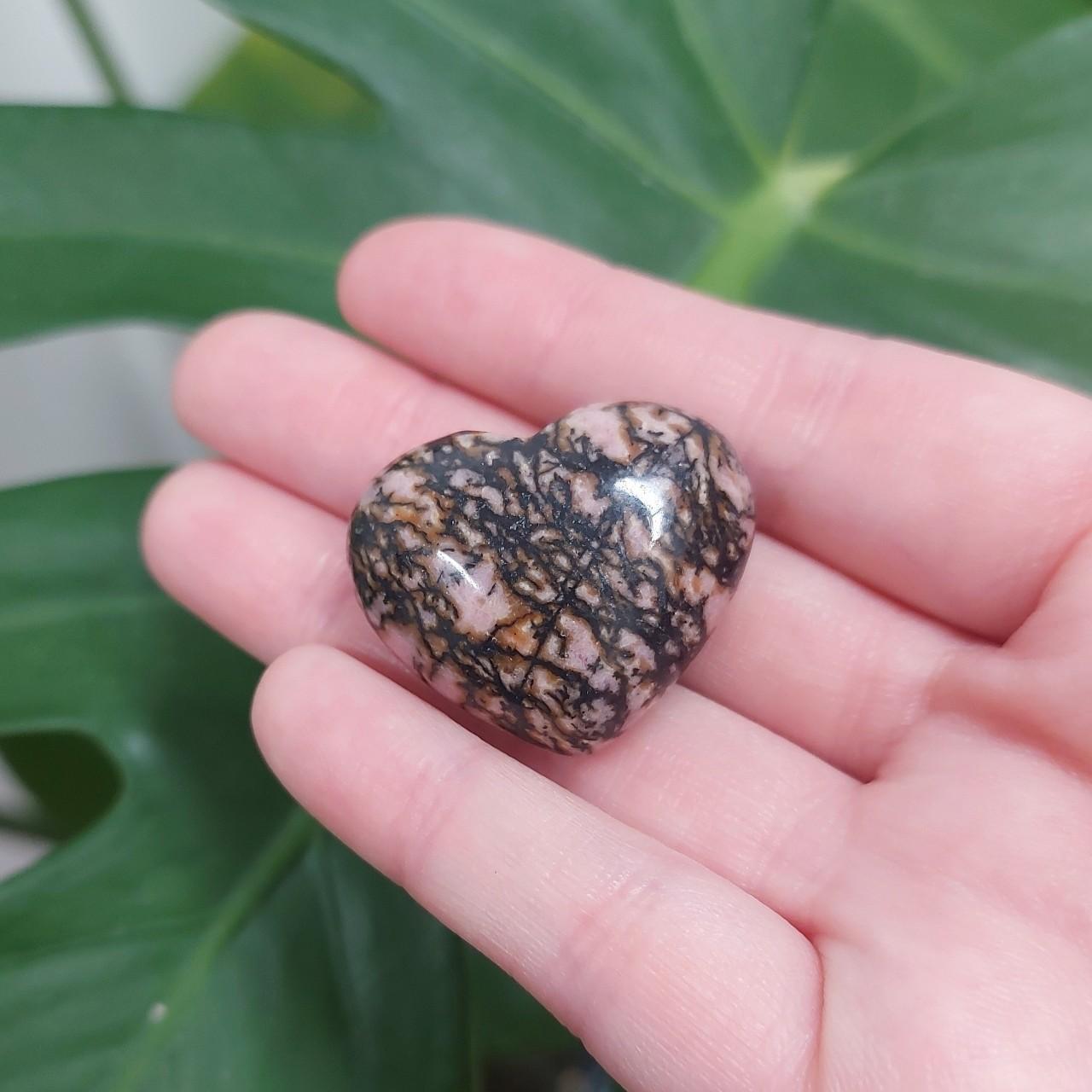Rhodonite Heart