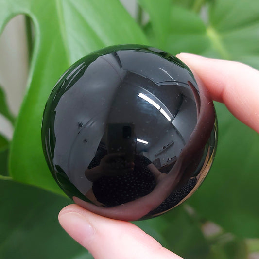Black Obsidian Sphere
