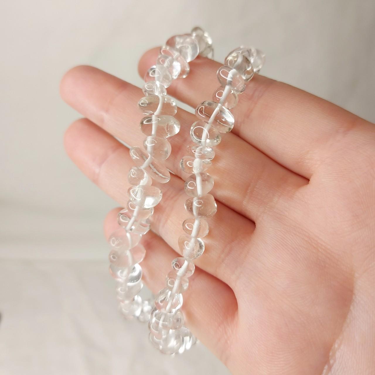 Clear Quartz Chip Bracelet