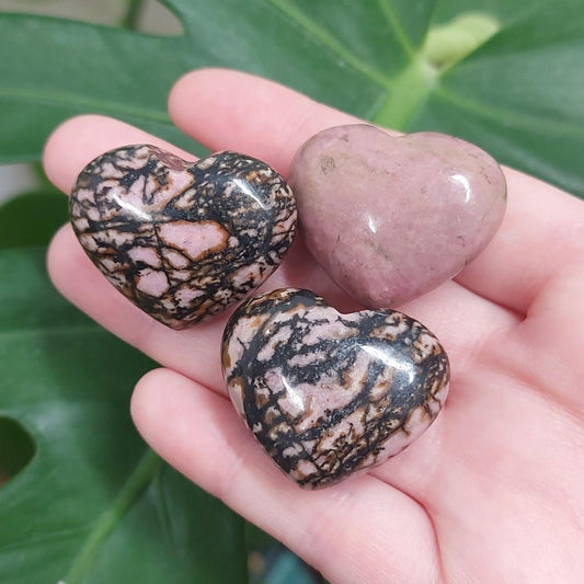 Rhodonite Heart