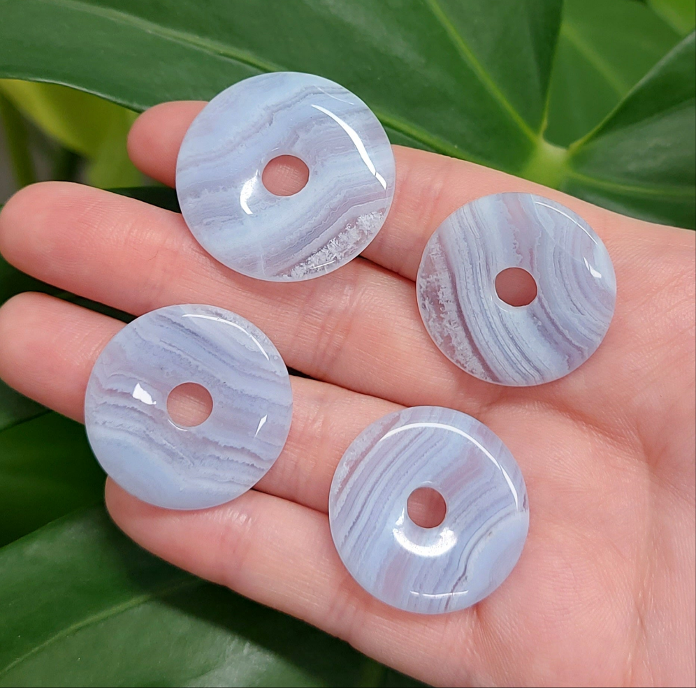 Blue Lace Agate Donut