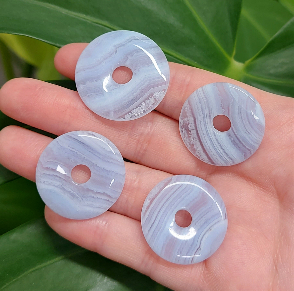 Blue Lace Agate Donut