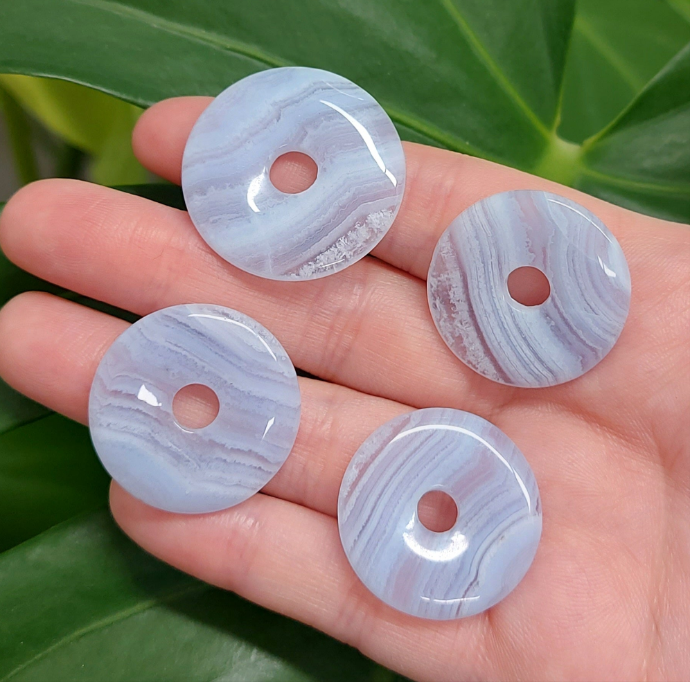 Blue Lace Agate Donut