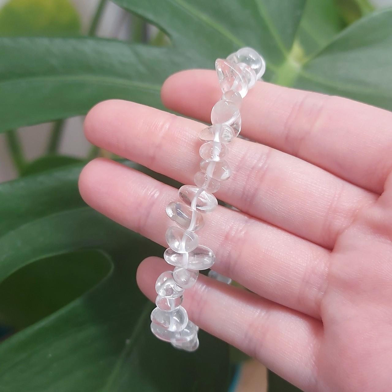 Clear Quartz Chip Bracelet