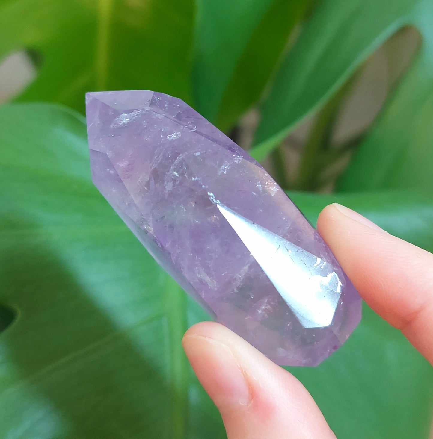 Amethyst Faceted Flame