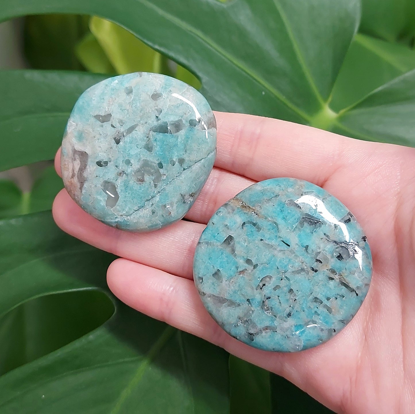 Amazonite Flat Stone
