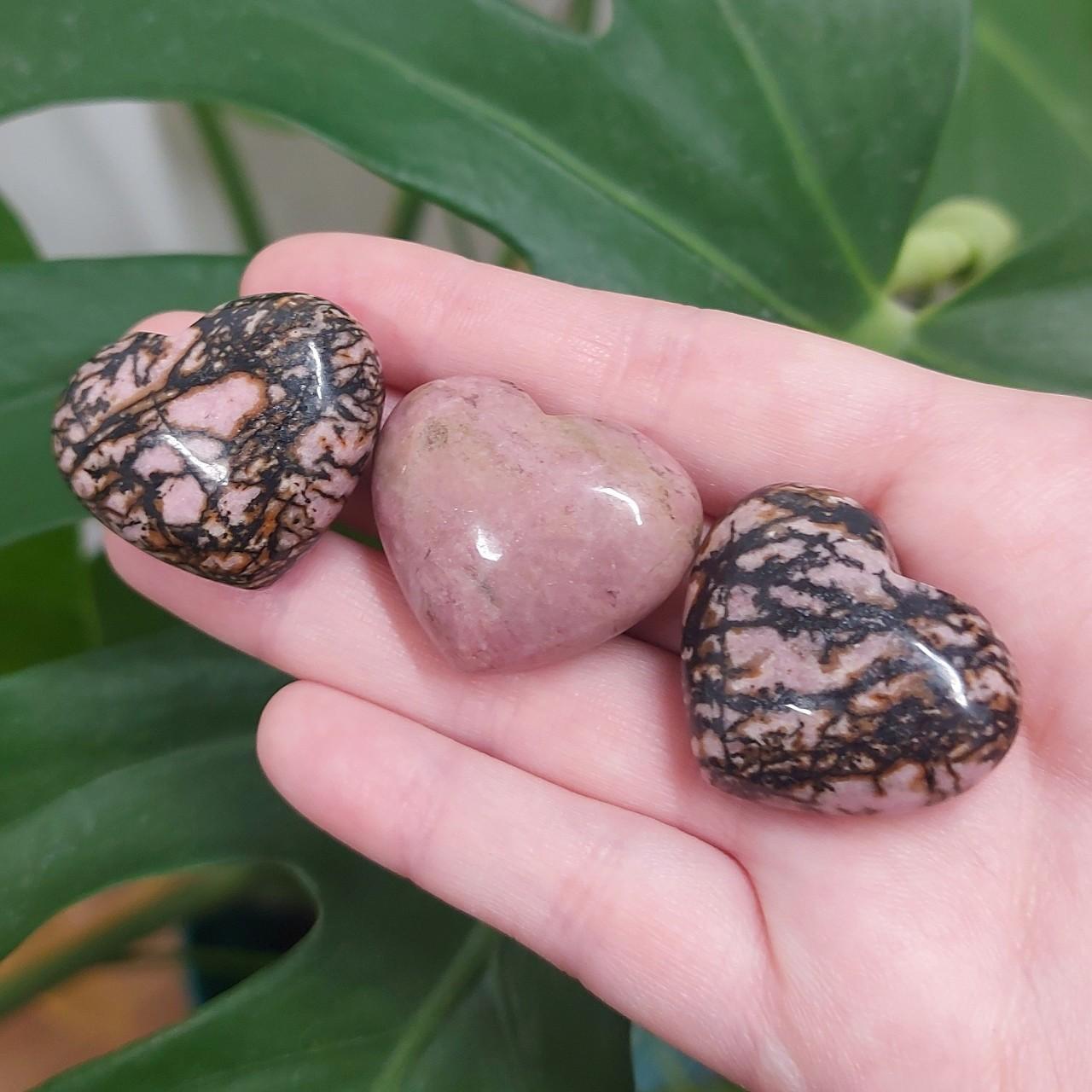 Rhodonite Heart