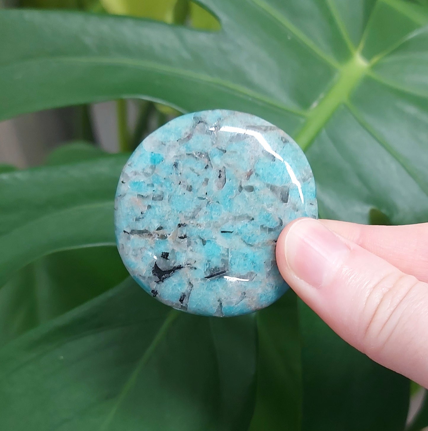 Amazonite Flat Stone