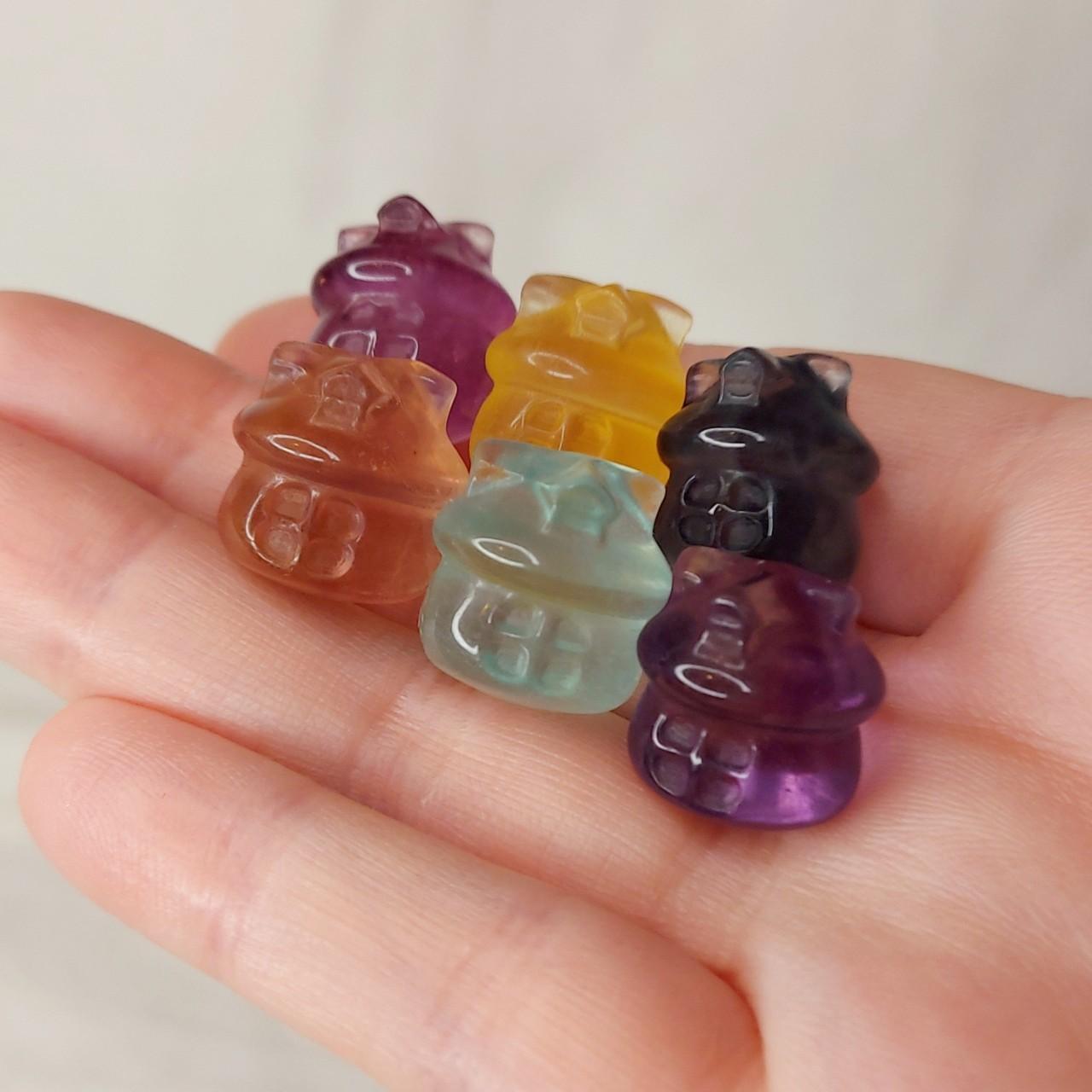 Fluorite Mini Fairy Houses