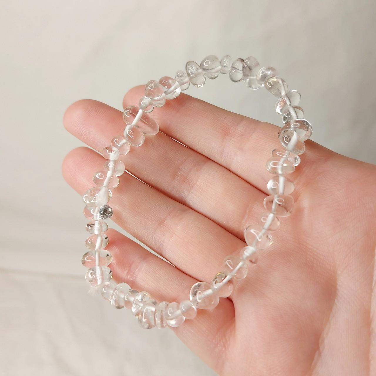 Clear Quartz Chip Bracelet