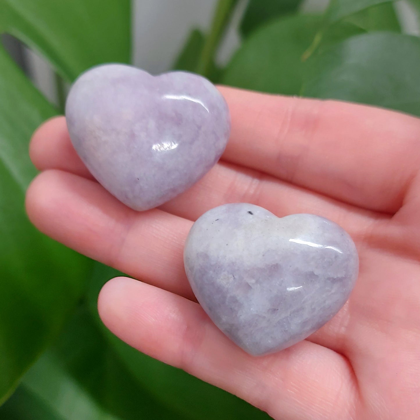 Lepidolite Heart