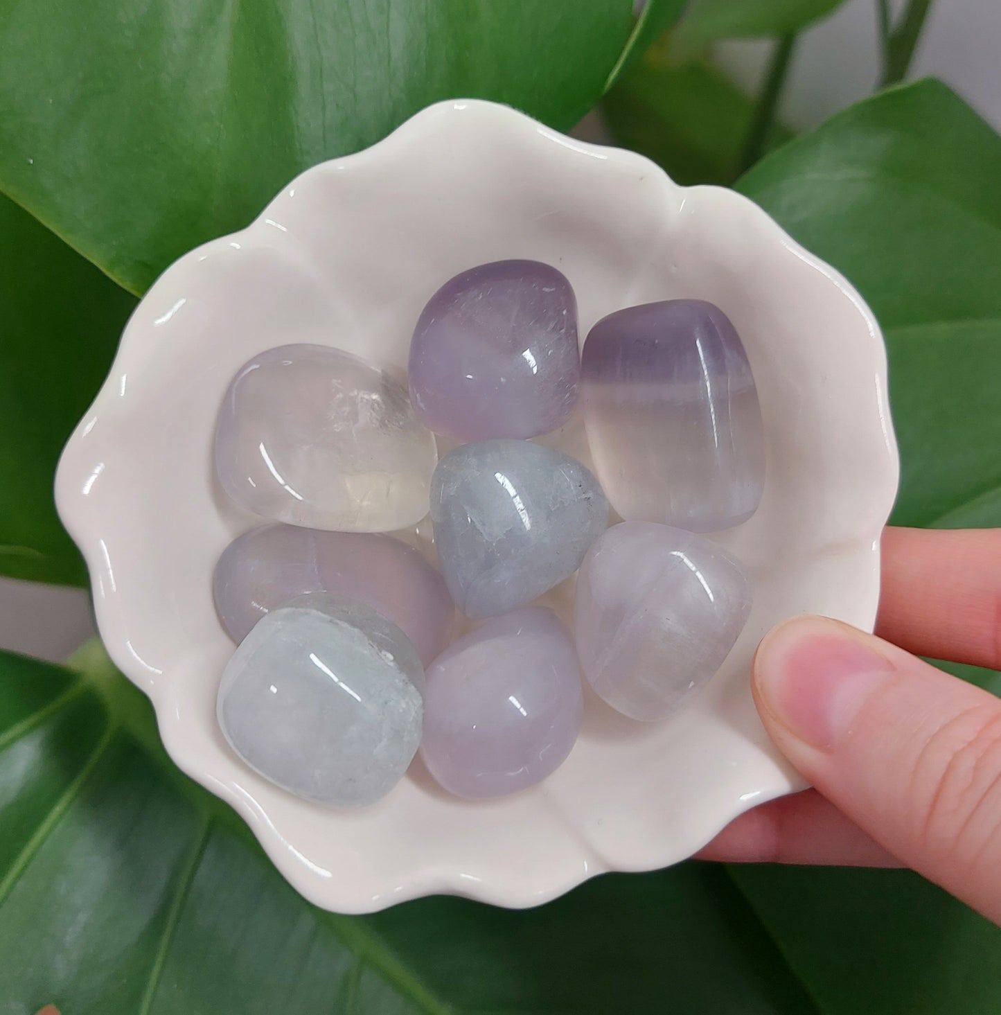 Pastel Fluorite Tumble