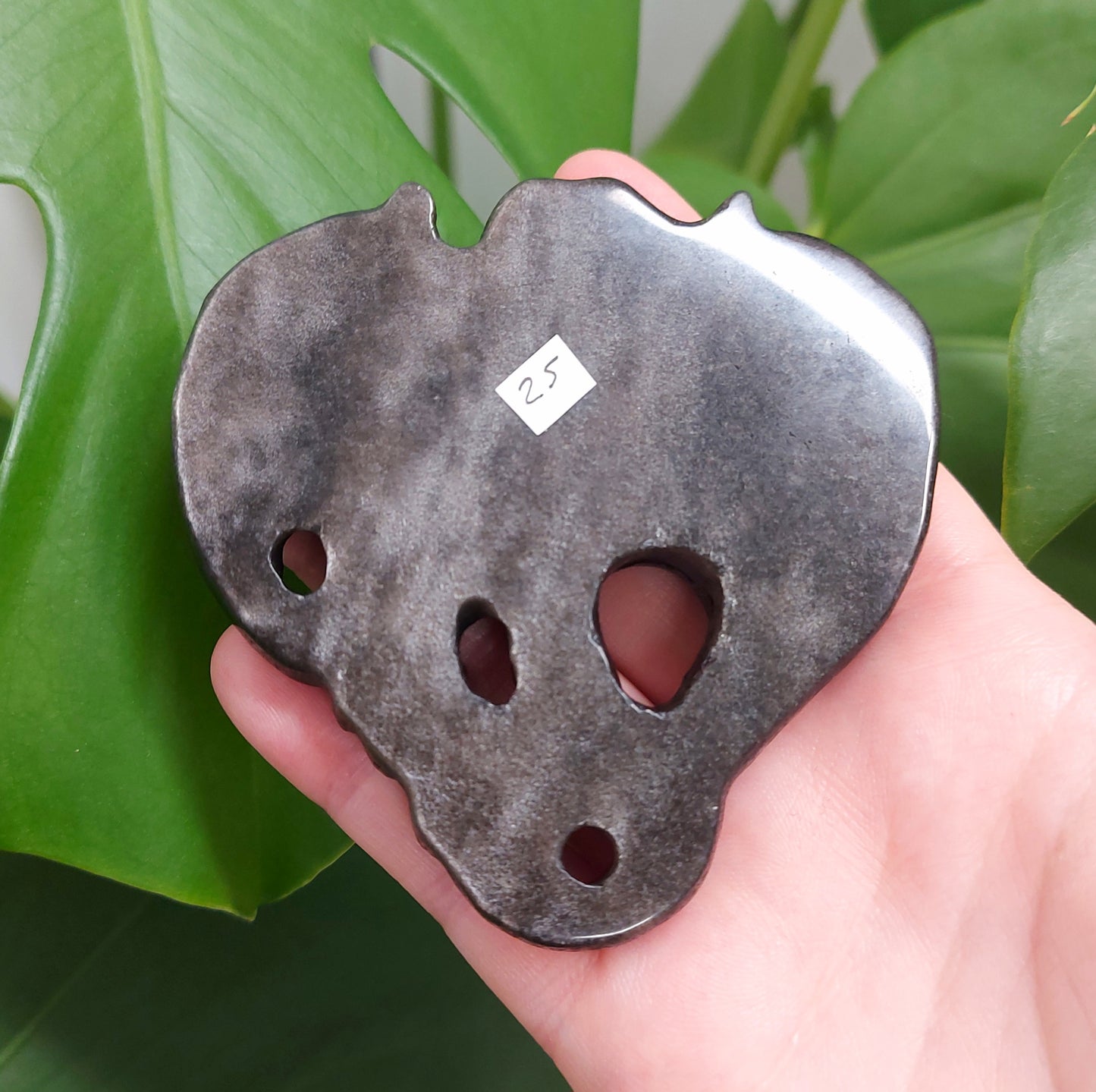 Silver Obsidian Dragon