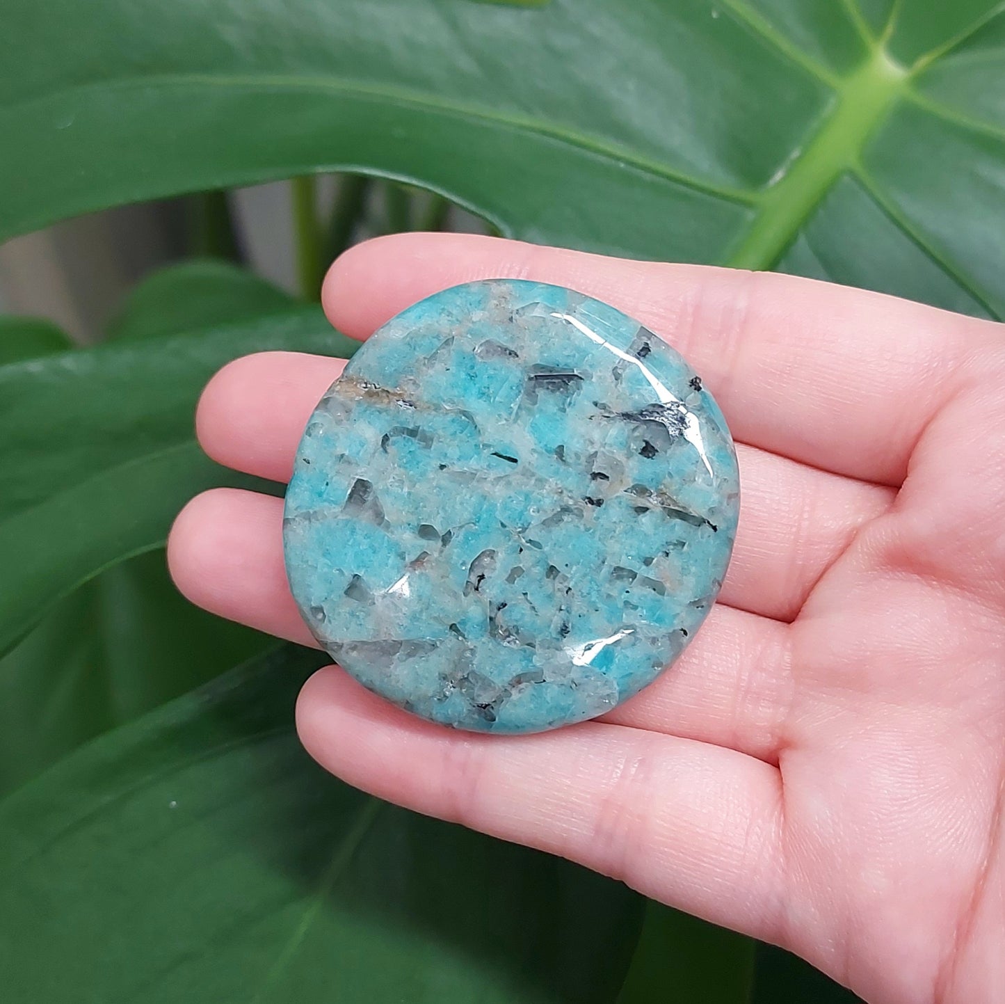 Amazonite Flat Stone