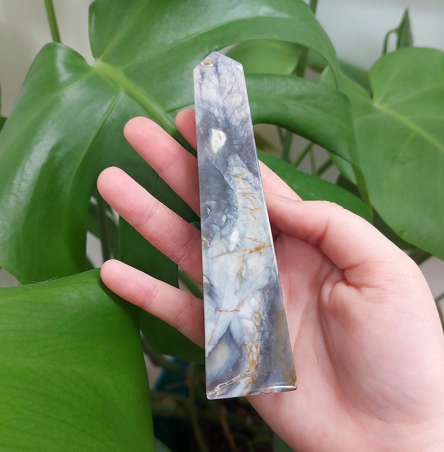 Purple Chalcedony Tower