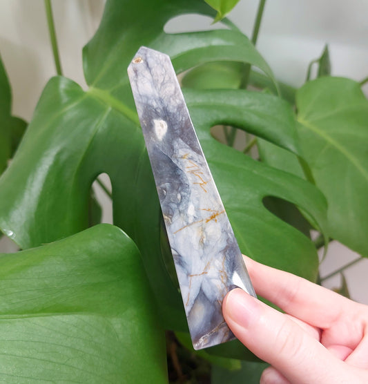 Purple Chalcedony Tower