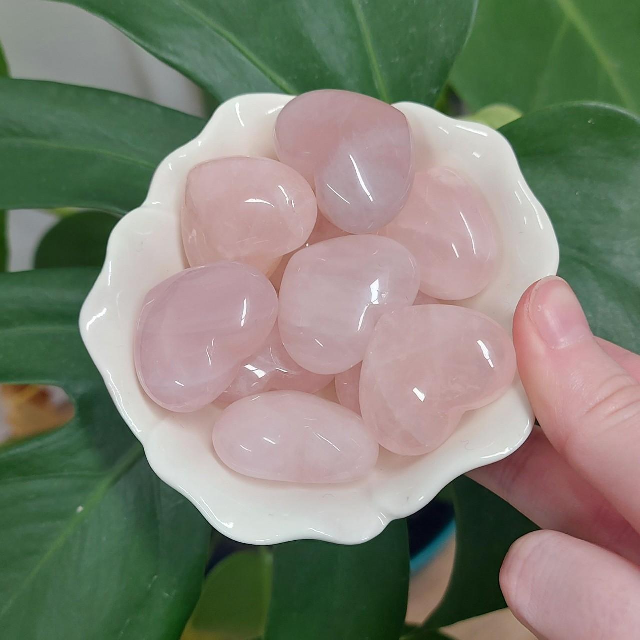 Rose Quartz Heart