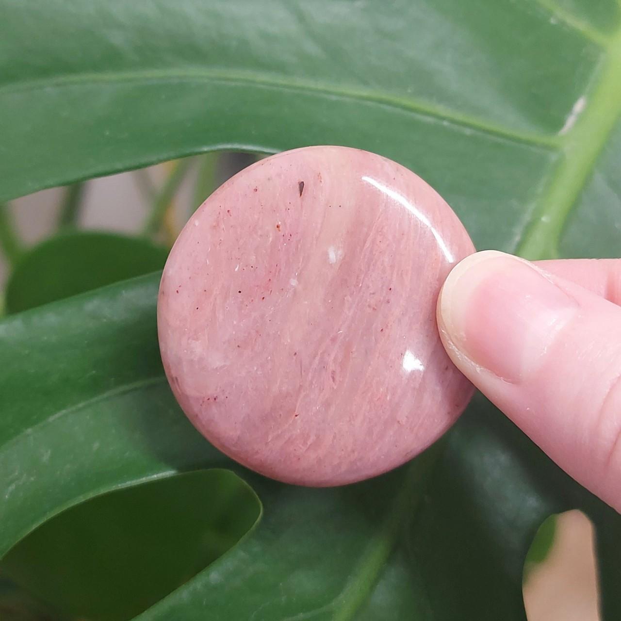 Pink Petrified Wood Flat Stone