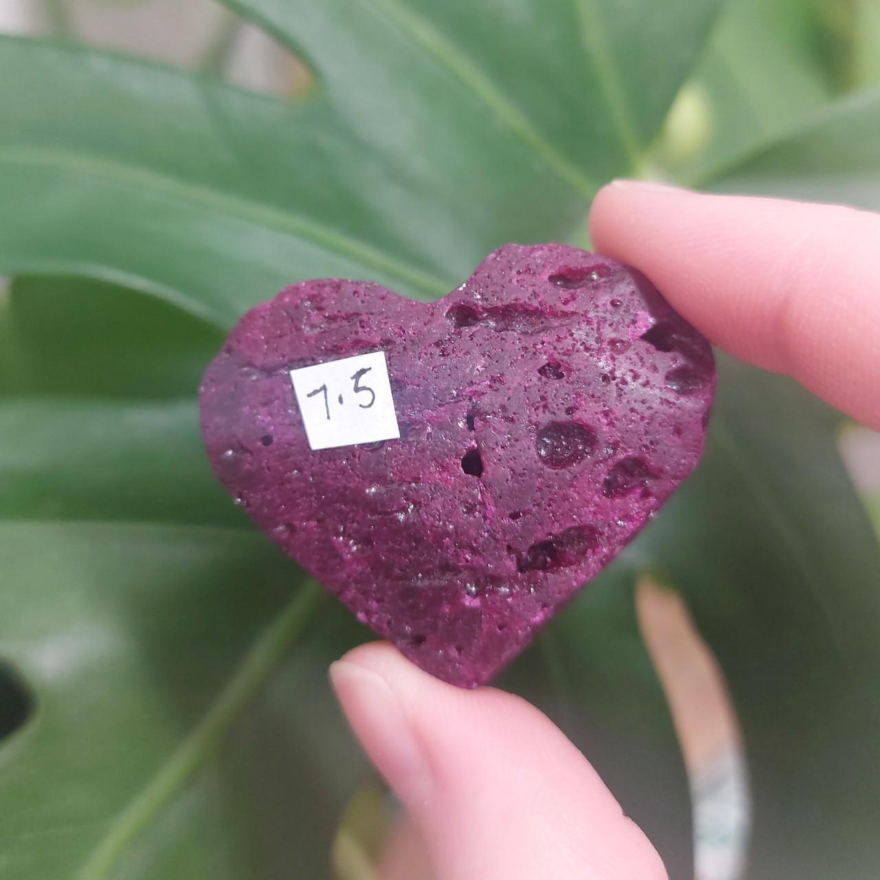 Honeycomb Ruby Heart