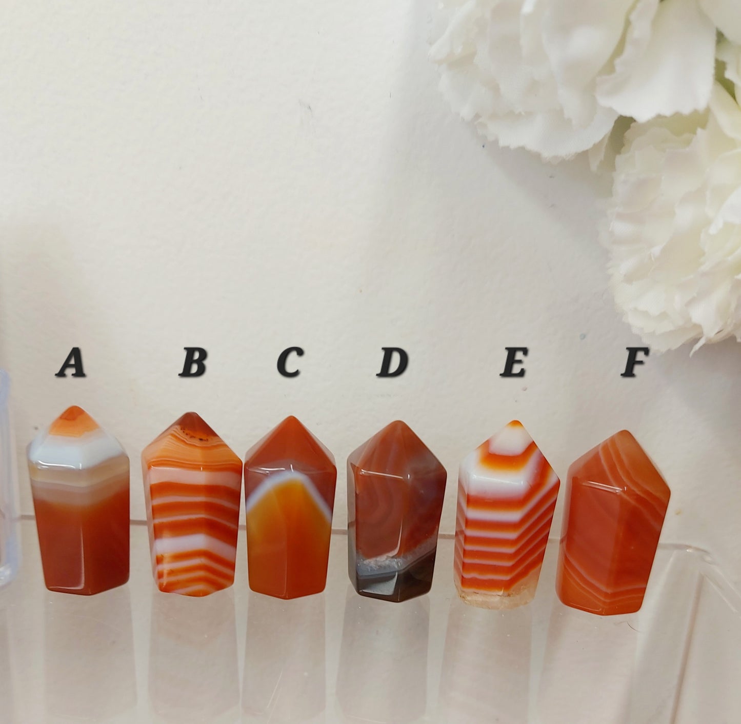 Carnelian Mini Tower - Choose your own