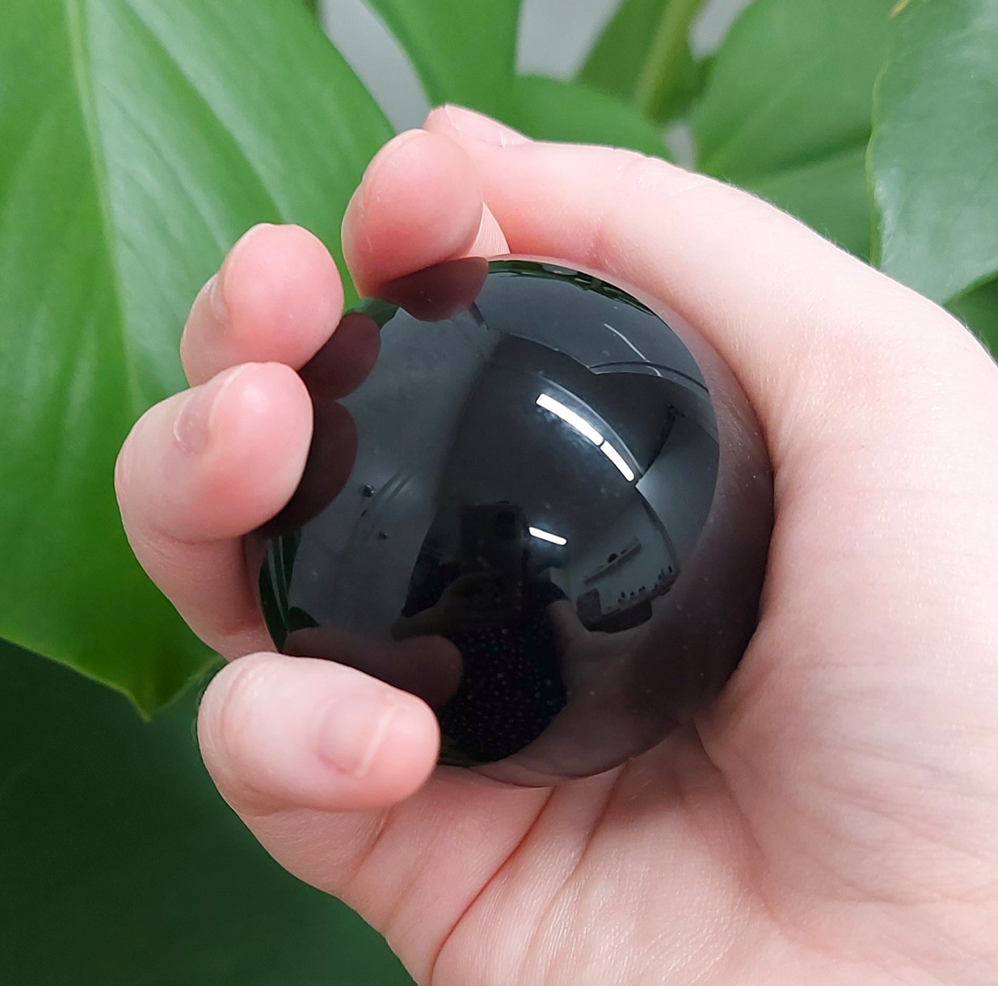 Black Obsidian Sphere