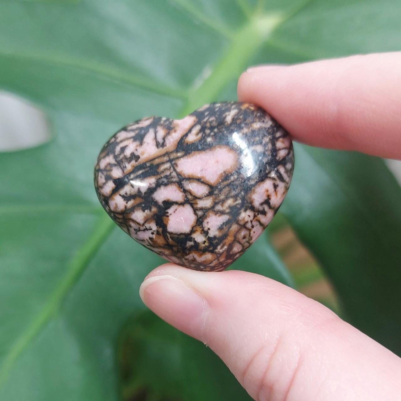 Rhodonite Heart