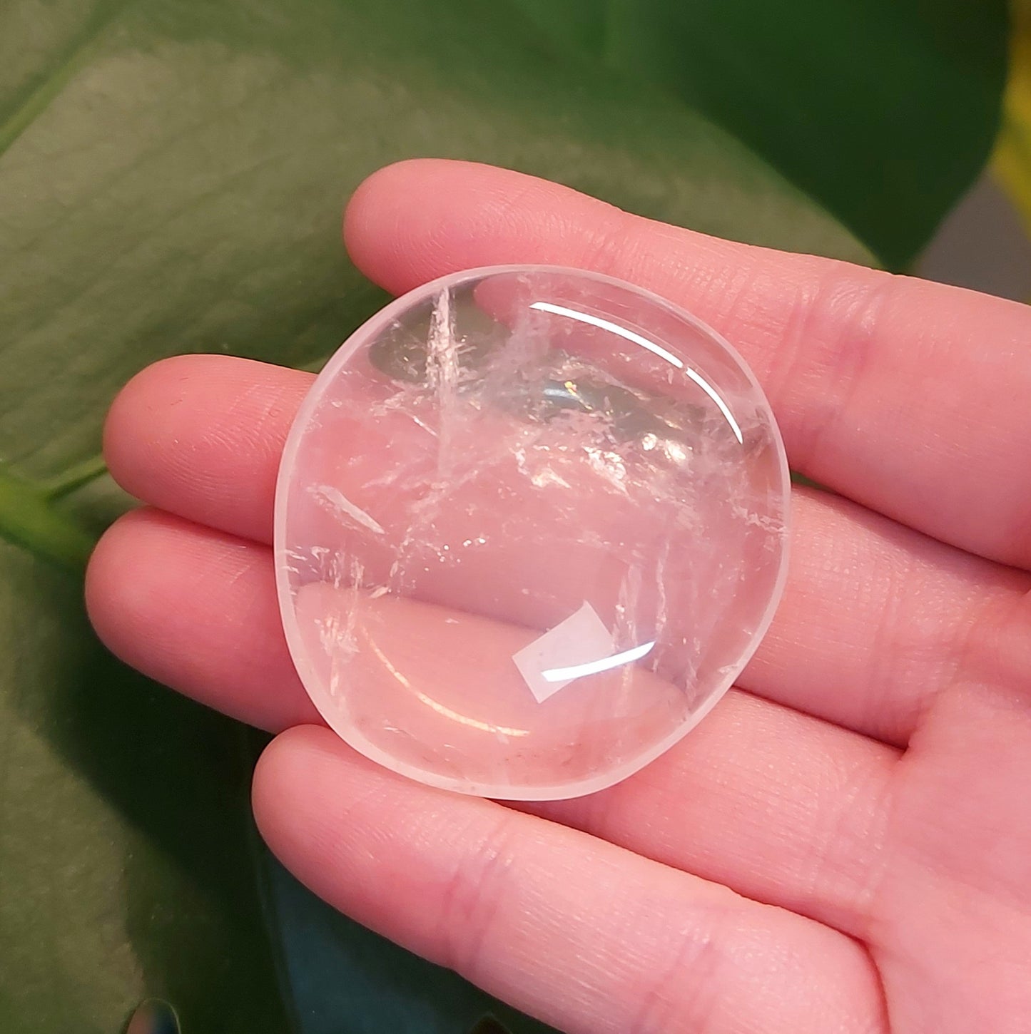 A Grade Rose Quartz Flat Stone