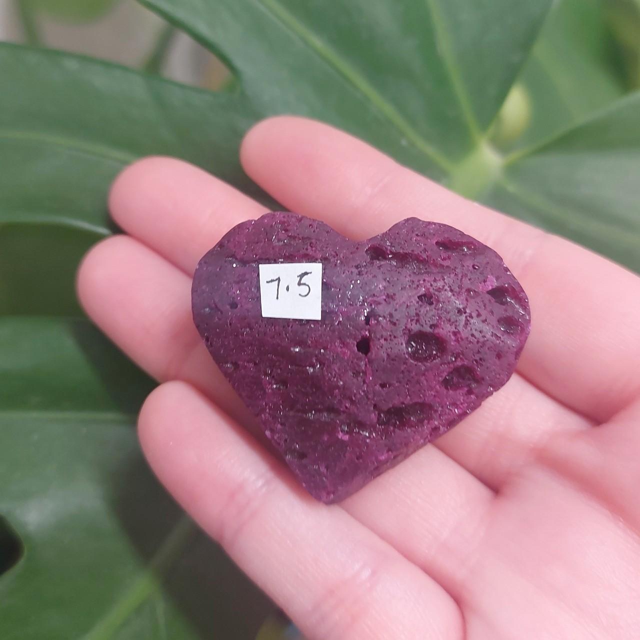 Honeycomb Ruby Heart