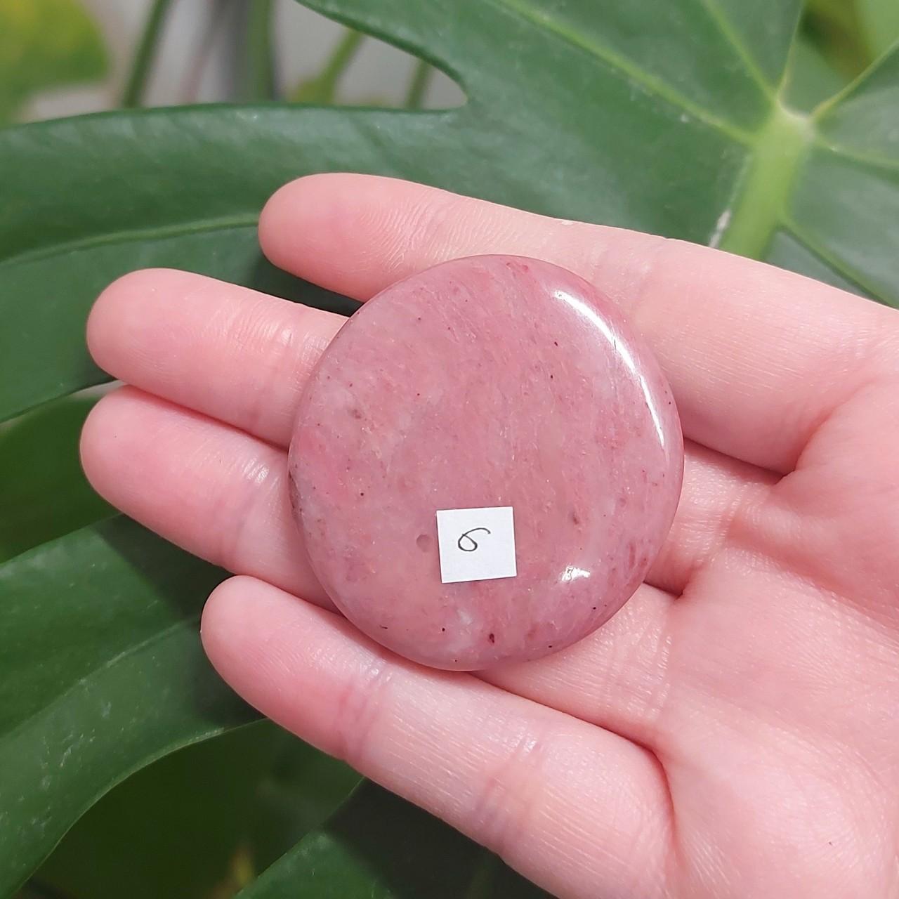 Pink Petrified Wood Flat Stone
