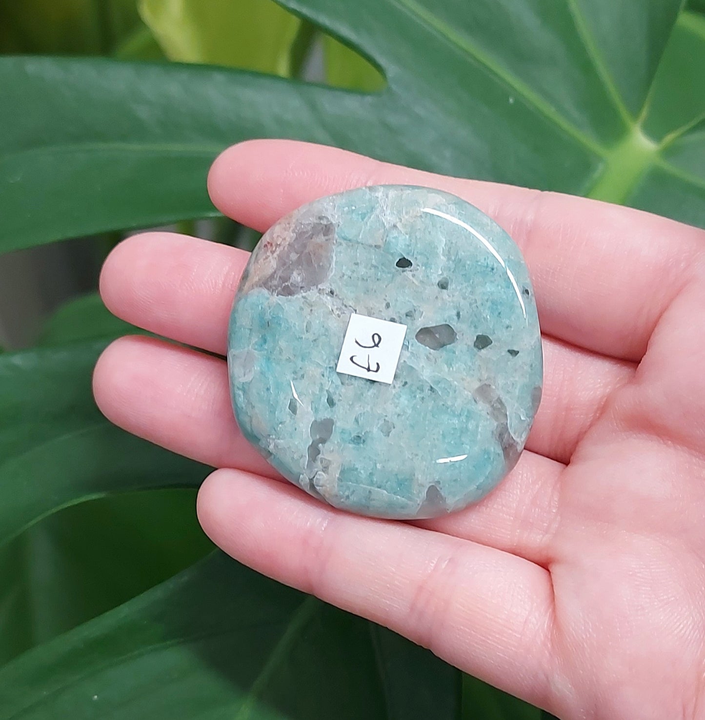 Amazonite Flat Stone