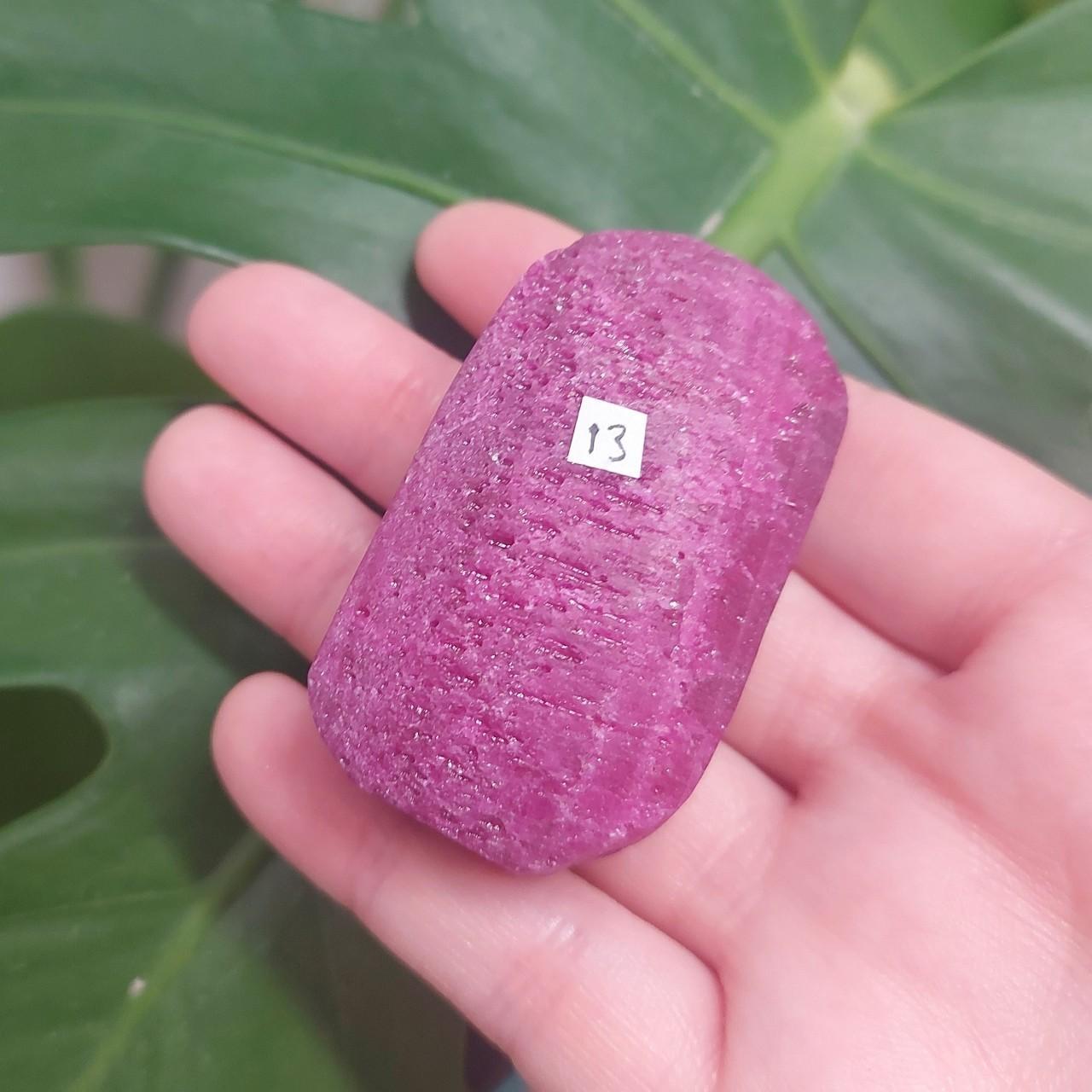 Honeycomb Ruby Palm Stone