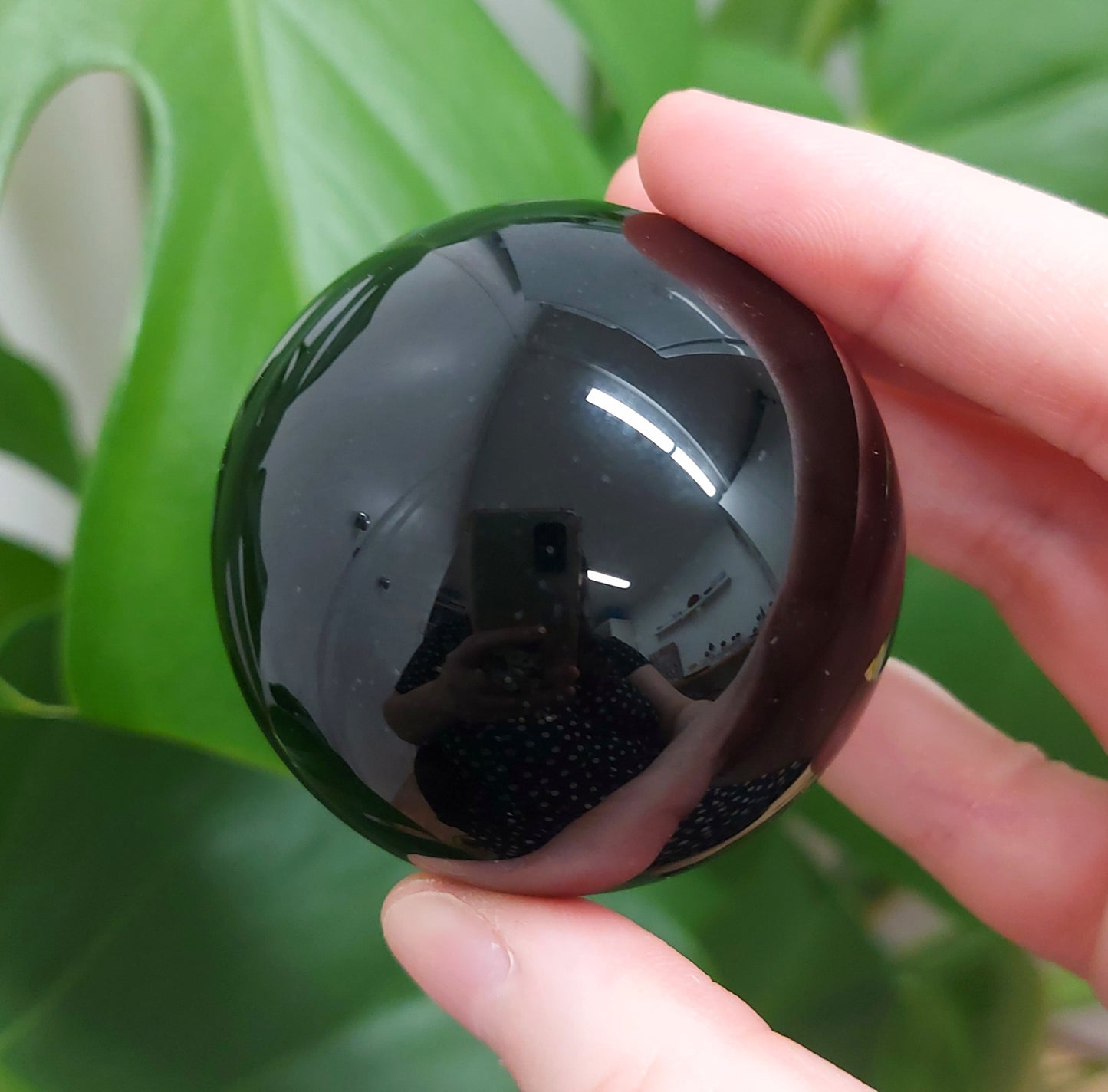 Black Obsidian Sphere