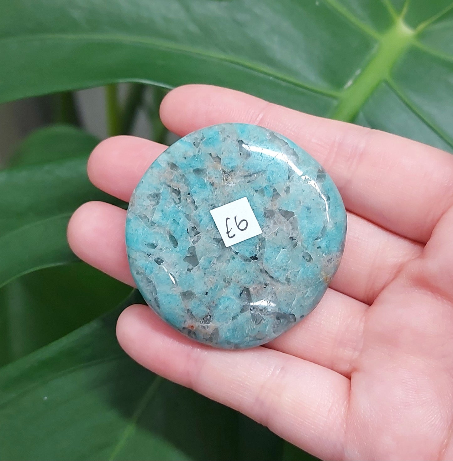 Amazonite Flat Stone