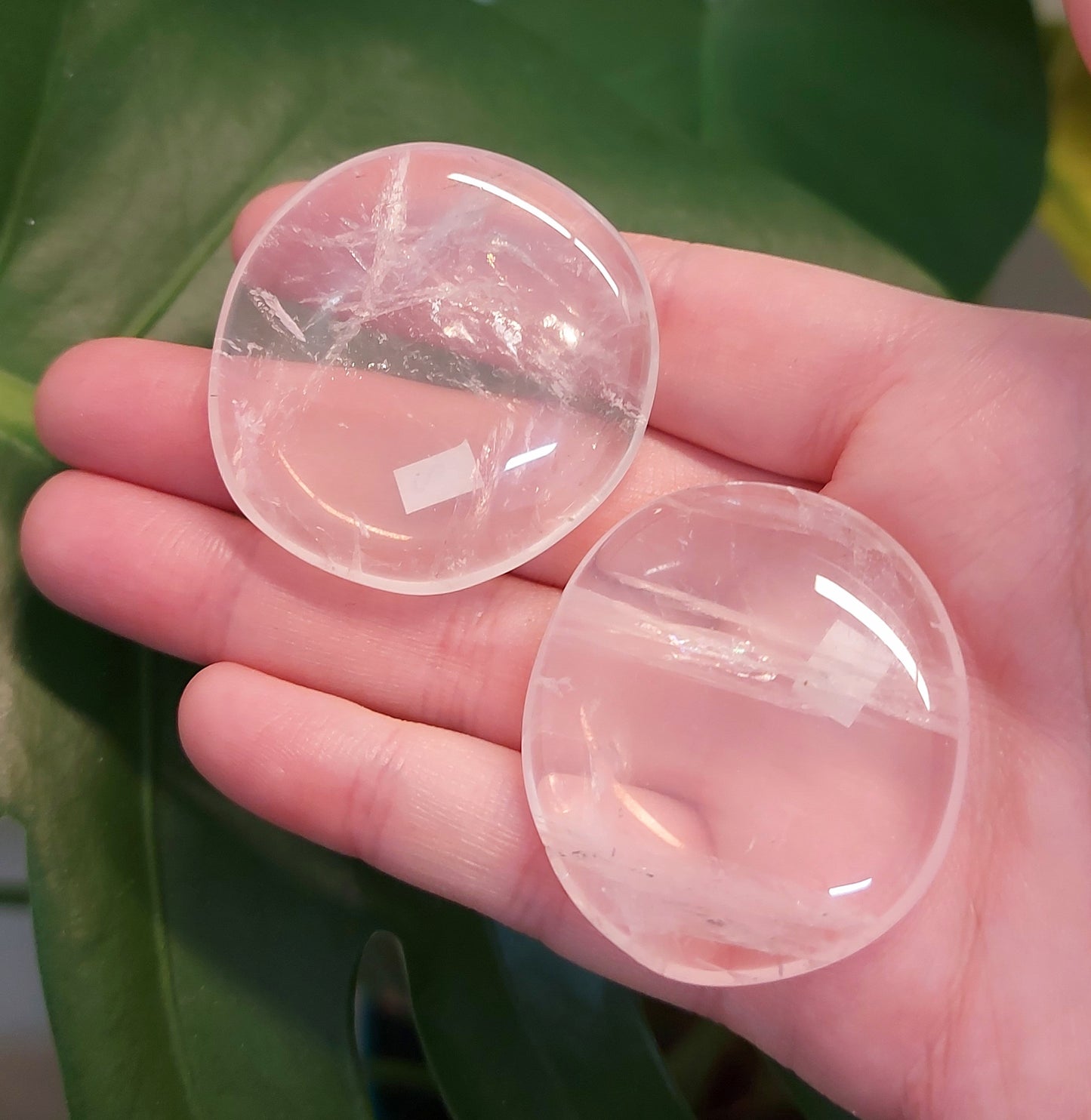 A Grade Rose Quartz Flat Stone