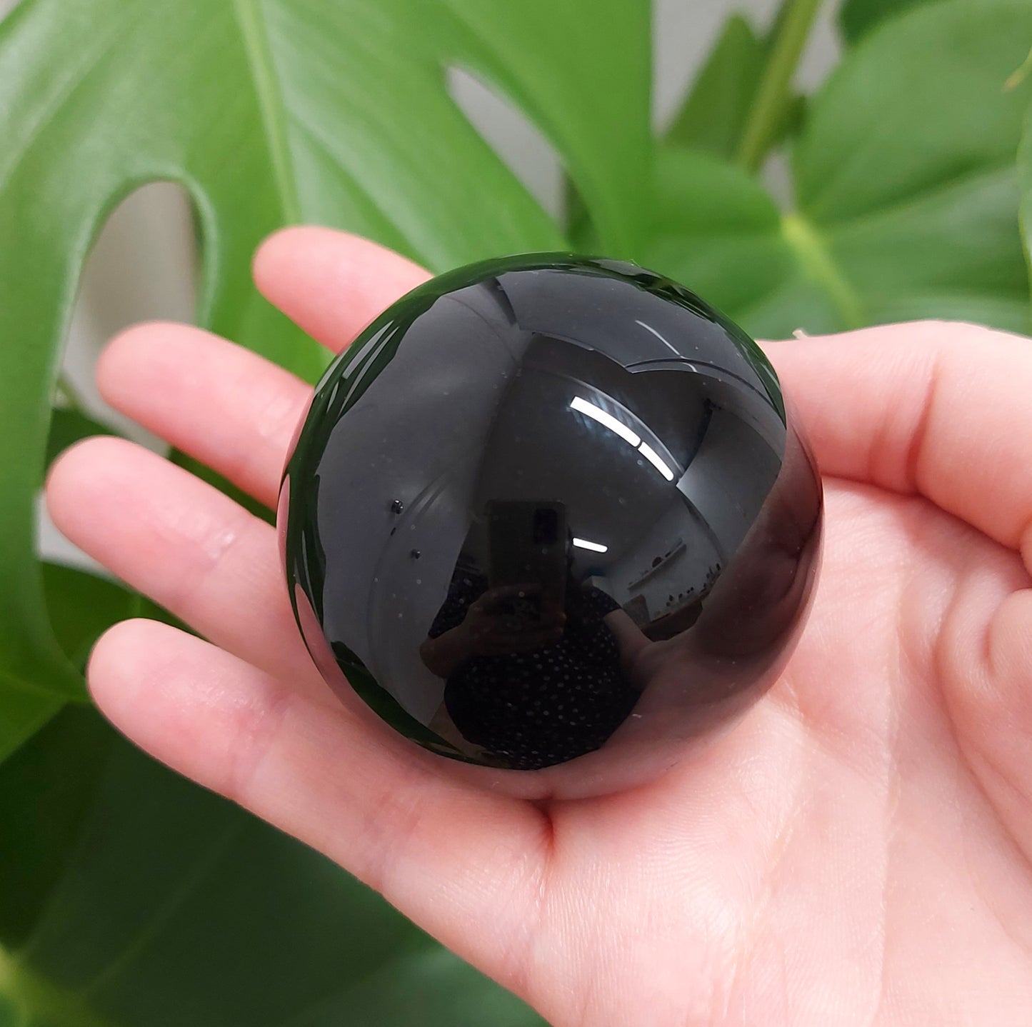 Black Obsidian Sphere